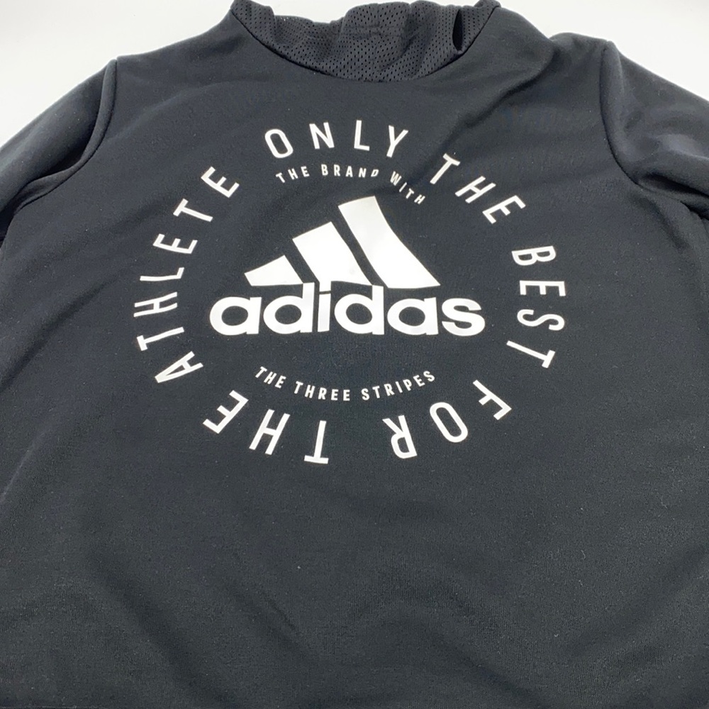 NWT ADIDAS HOODED SWEATSHIRT BOYS L - Picture 3 of 9